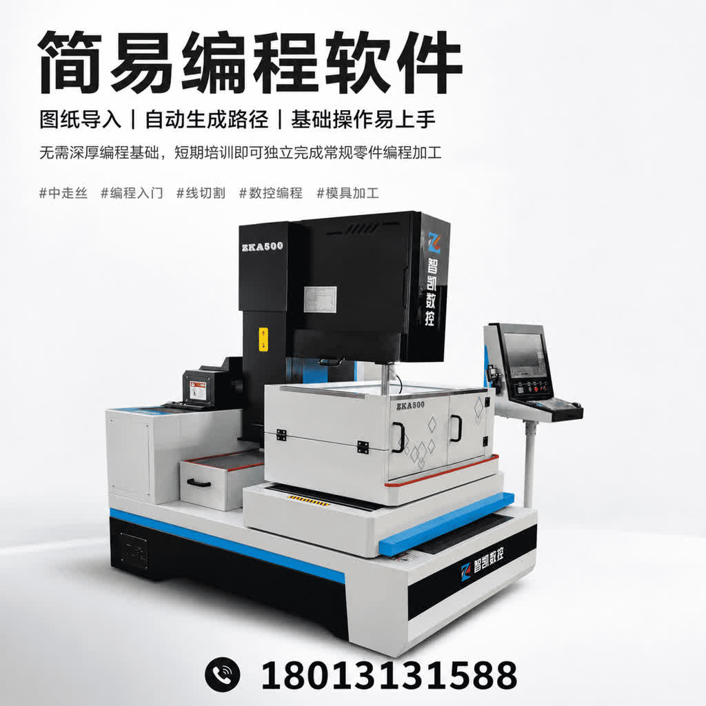 中走丝Z轴记忆到底省多少时间？每次穿丝2.5分钟，一年多切600小时